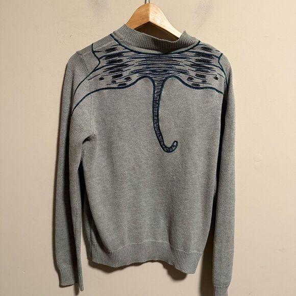 KENZO Tiger Sweater Gray Graphic- Size Small - Picture 3 of 7